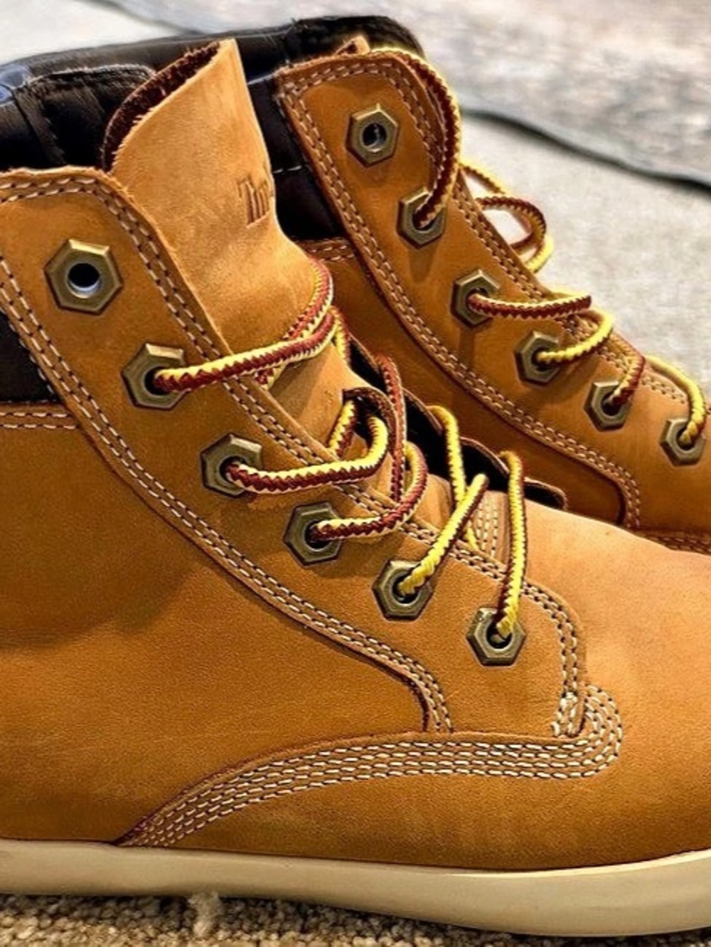 Timberland Adventure Cupsole Chukka Brown & Yellow Boots